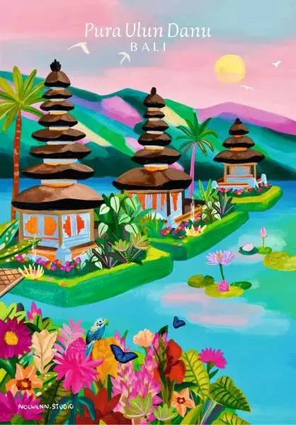 Weitere Ansicht: Erwachsenenpuzzle 99 Teile - Bali