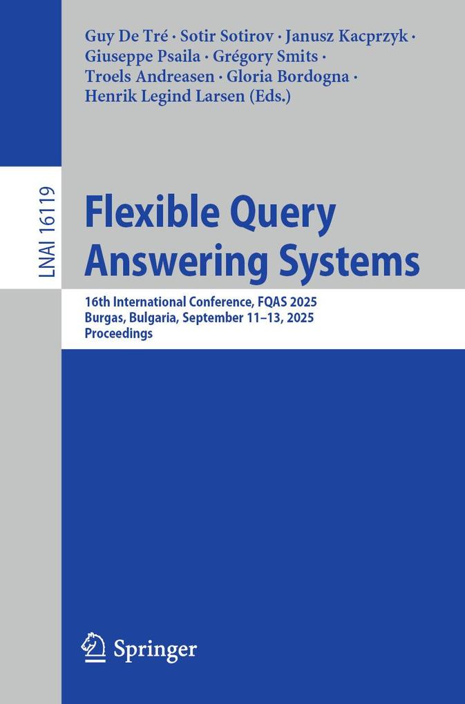 Produktbild: Flexible Query Answering Systems