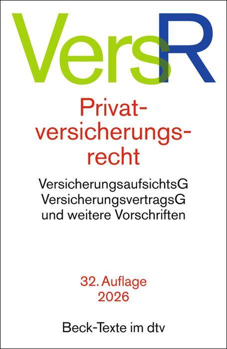 Produktbild: Privatversicherungsrecht. VersR | Petra Pohlmann