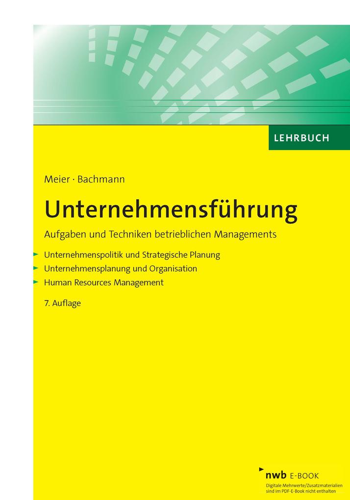 Produktbild: Unternehmensführung | Harald Meier