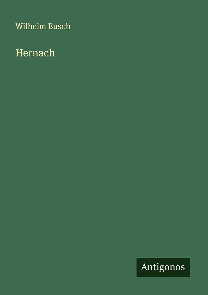 Produktbild: Hernach | Wilhelm Busch