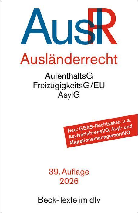 Produktbild: Ausländerrecht. AuslR | Klaus Dienelt