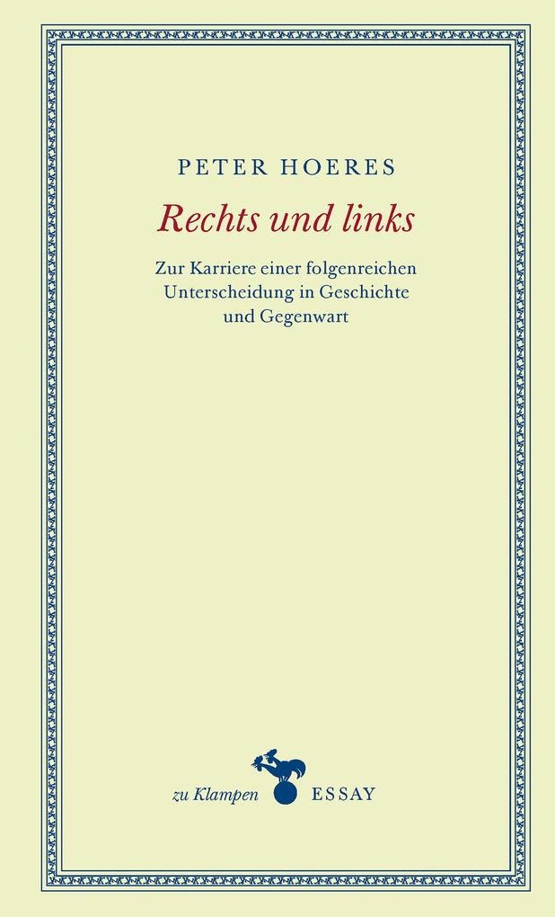 Produktbild: Rechts und links | Peter Hoeres