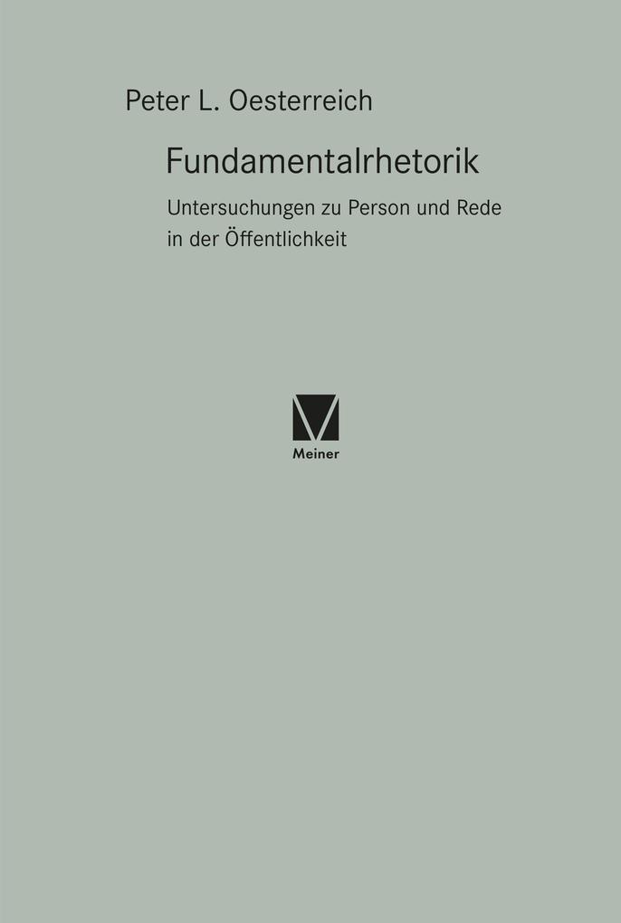 Produktbild: Fundamentalrhetorik | Peter L. Oesterreich