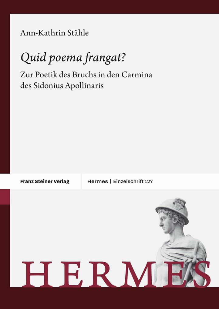 Produktbild: "Quid poema frangat?" | Ann-Kathrin Stähle
