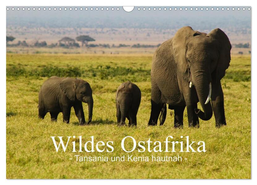 Produktbild: Wildes Ostafrika - Tansania und Kenia hautnah (Wandkalender 2026 DIN A3 quer), CALVENDO Monatskalend | Sarah W. Fotografie, Calvendo