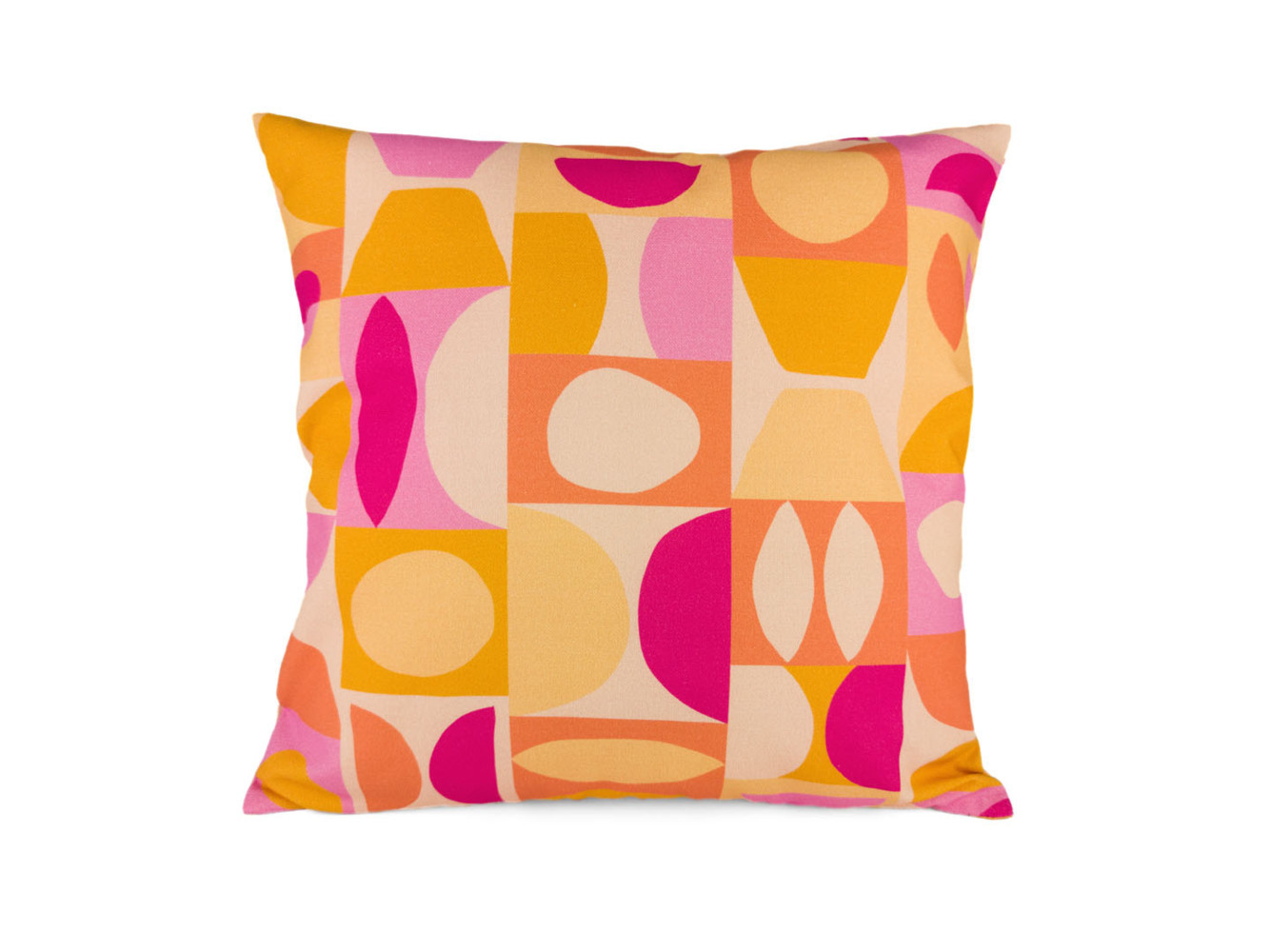 Produktbild: Dekokissen - Retro-Muster pink