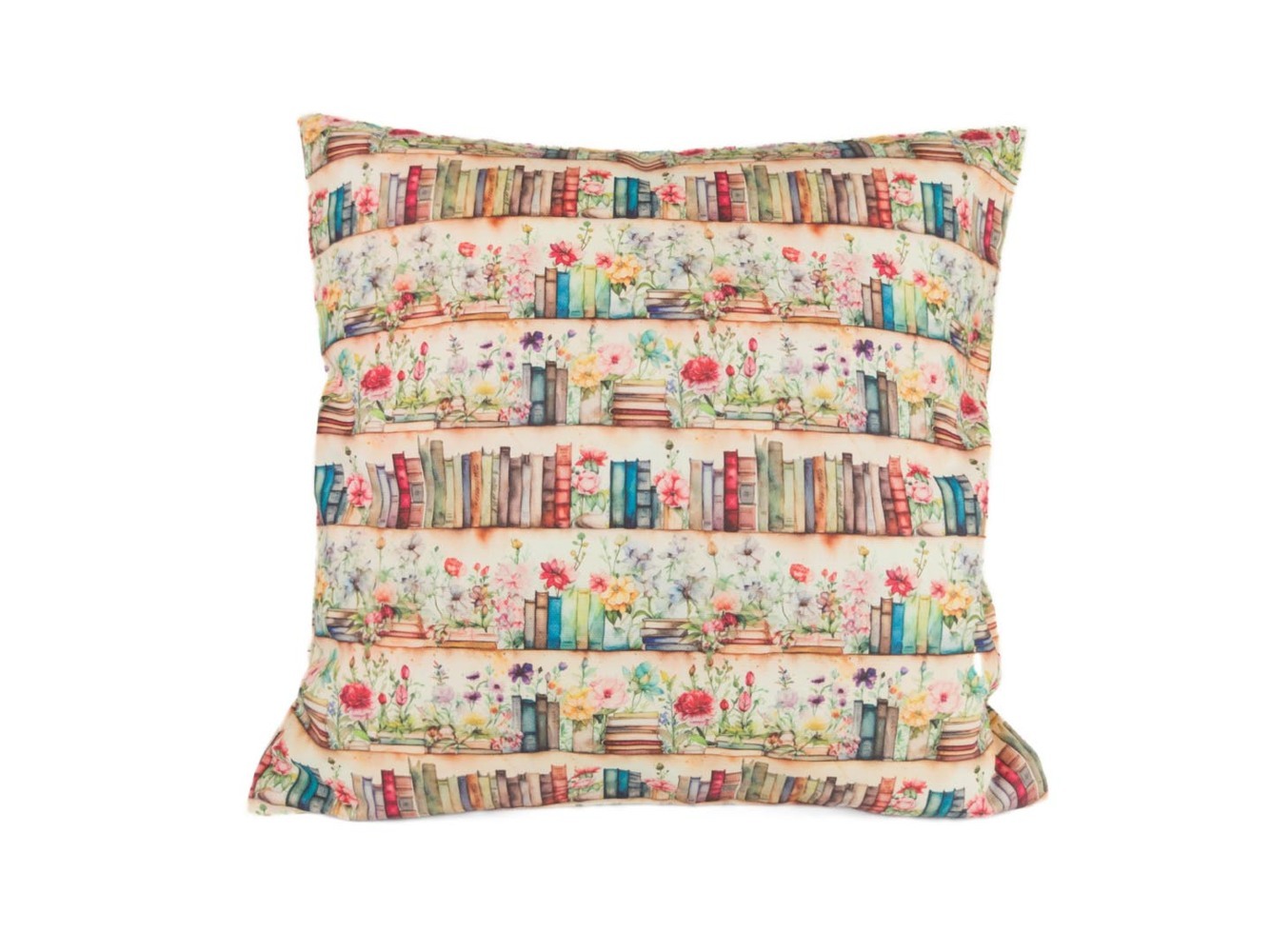 Produktbild: Dekokissen - Bücherregal floral