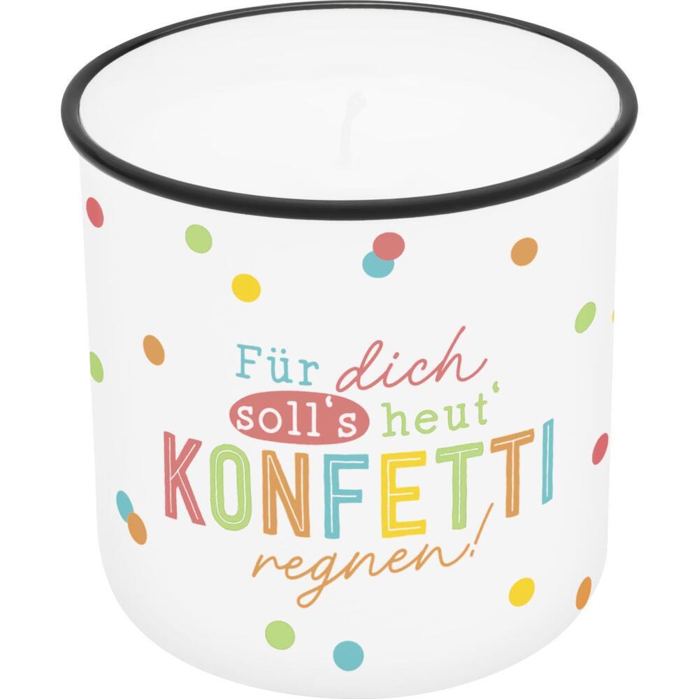 Produktbild: Kerze im Becher KONFETTI