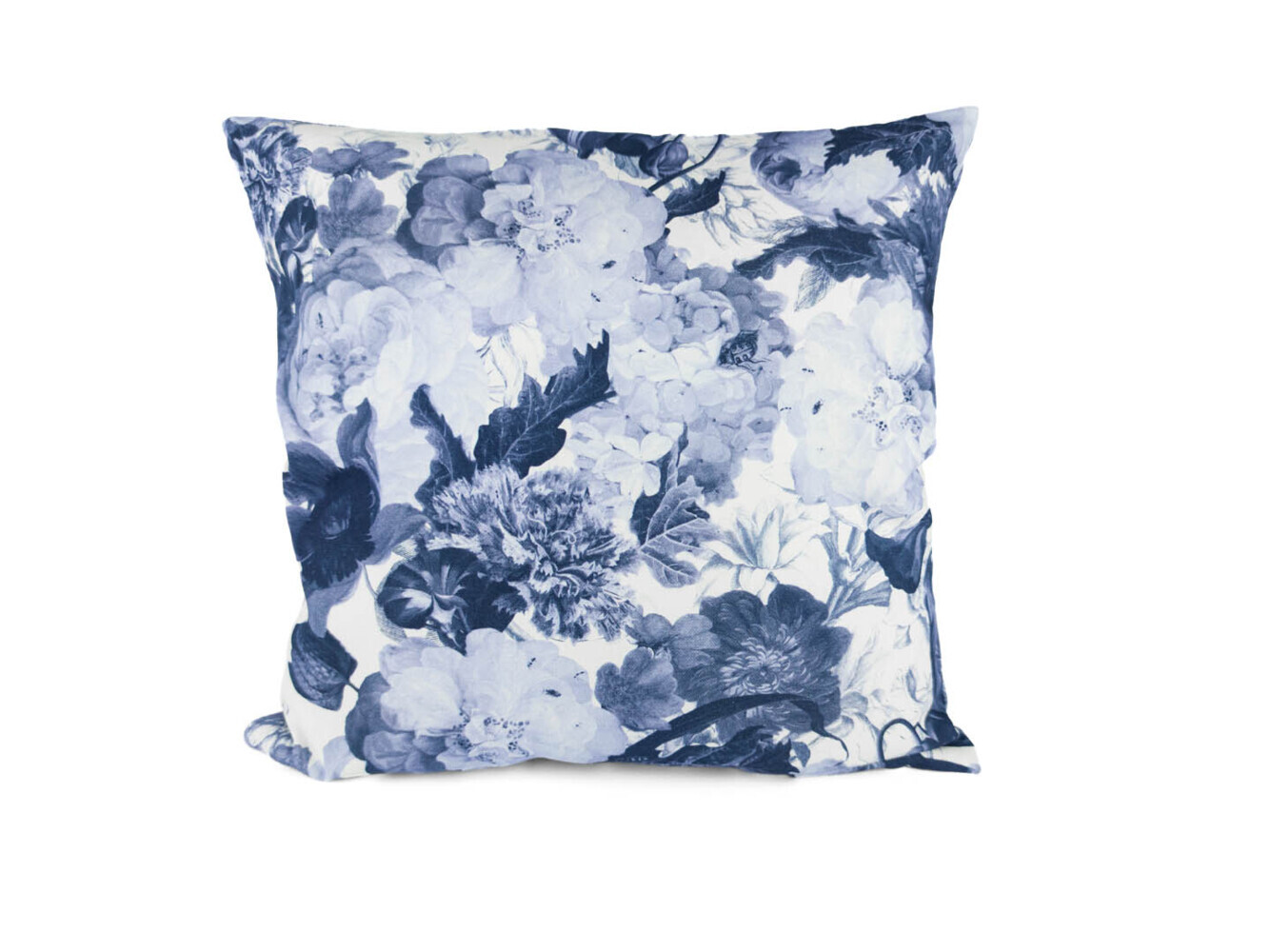 Produktbild: Dekokissen - Barock Blumen blau