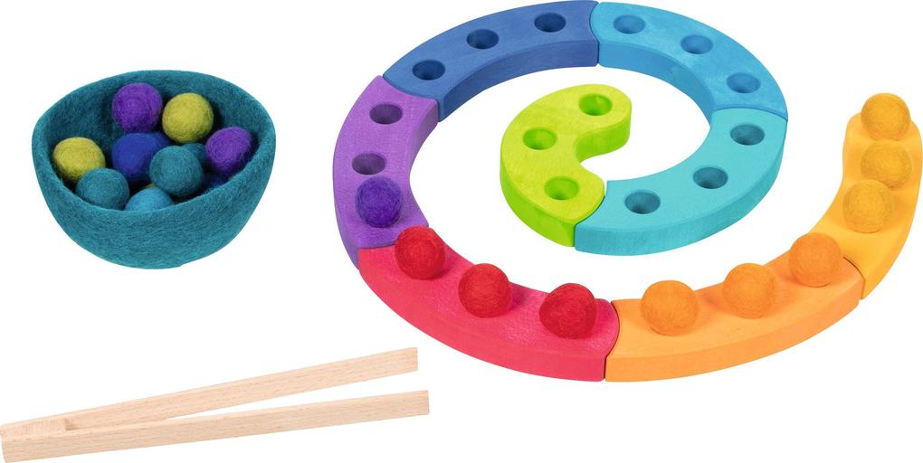 Produktbild: Farbsortierspiel und Adventsspirale