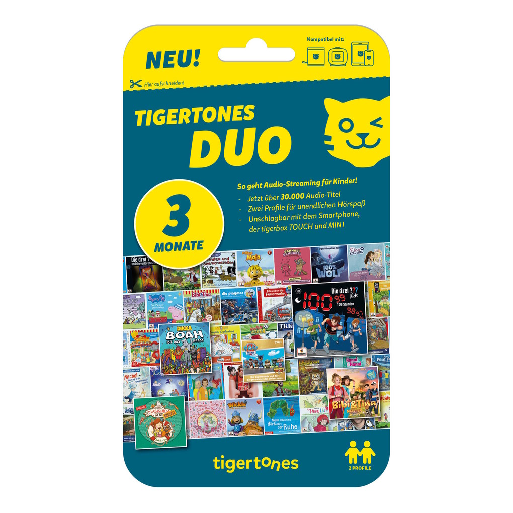 Produktbild: tigertones DUO ticket - 3 Monate