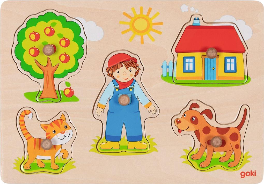 Produktbild: Katze, Hund,... Steckpuzzle