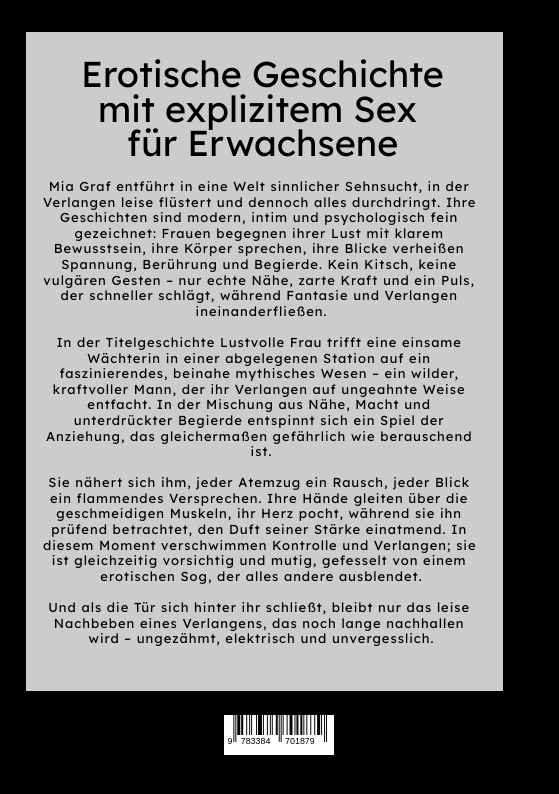 Weitere Ansicht: Lustvolle Frau | Mia Graf