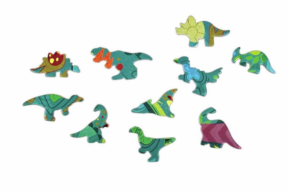 Weitere Ansicht: Hape Schimmerpuzzle "Dinosaurier"