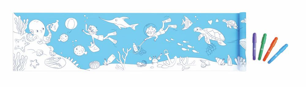 Weitere Ansicht: Hape Malpapierrolle "Ozean"