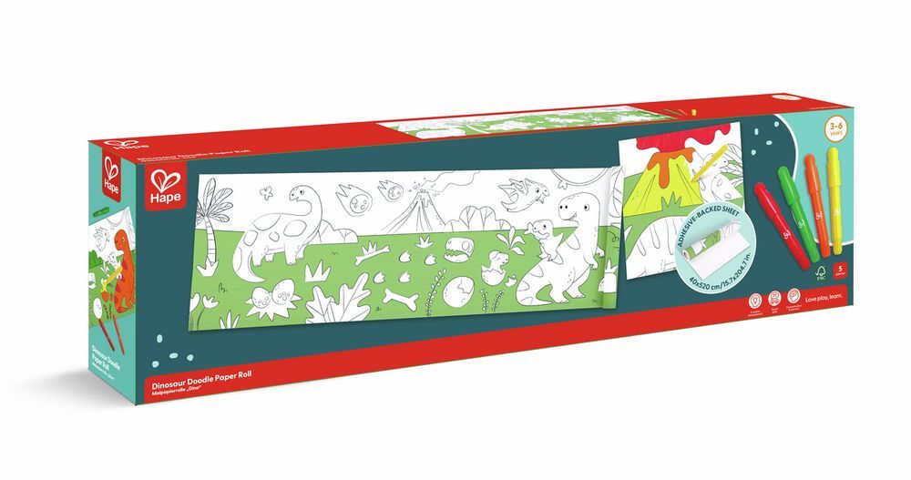 Weitere Ansicht: Hape Malpapierrolle "Dino"