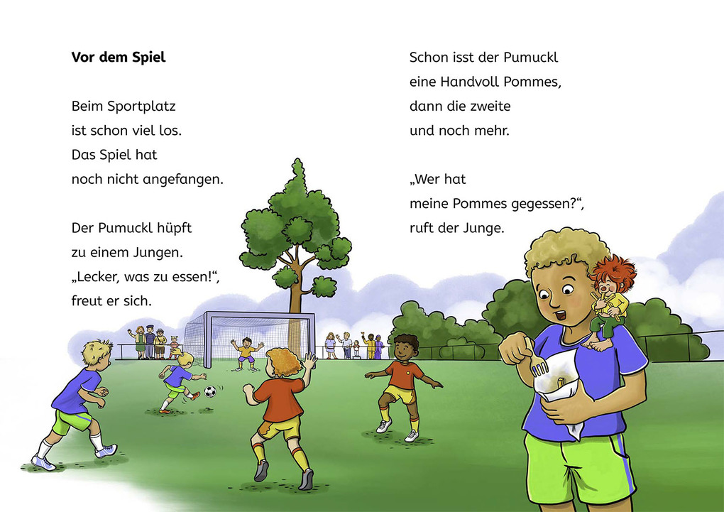 Weitere Ansicht: Pumuckl, Bücherhelden 1. Klasse, Pumuckl spielt Fußball | Ellis Kaut, Uli Leistenschneider