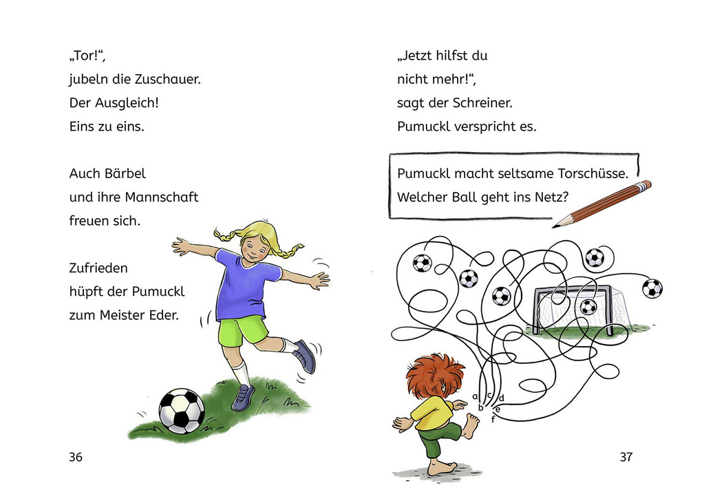 Weitere Ansicht: Pumuckl, Bücherhelden 1. Klasse, Pumuckl spielt Fußball | Ellis Kaut, Uli Leistenschneider