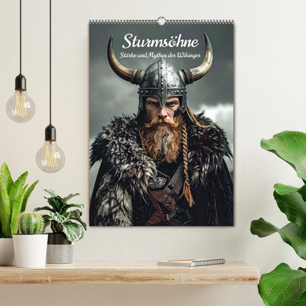 Weitere Ansicht: Sturmsöhne Stärke und Mythos der Wikinger (Wandkalender 2026 DIN A2 hoch), CALVENDO Monatskalender | Jürgen Hust, Calvendo