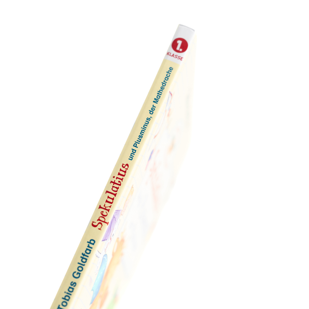 Weitere Ansicht: Spekulatius, der Weihnachtsdrache. Spekulatius und Plusminus, der Mathedrache | Tobias Goldfarb