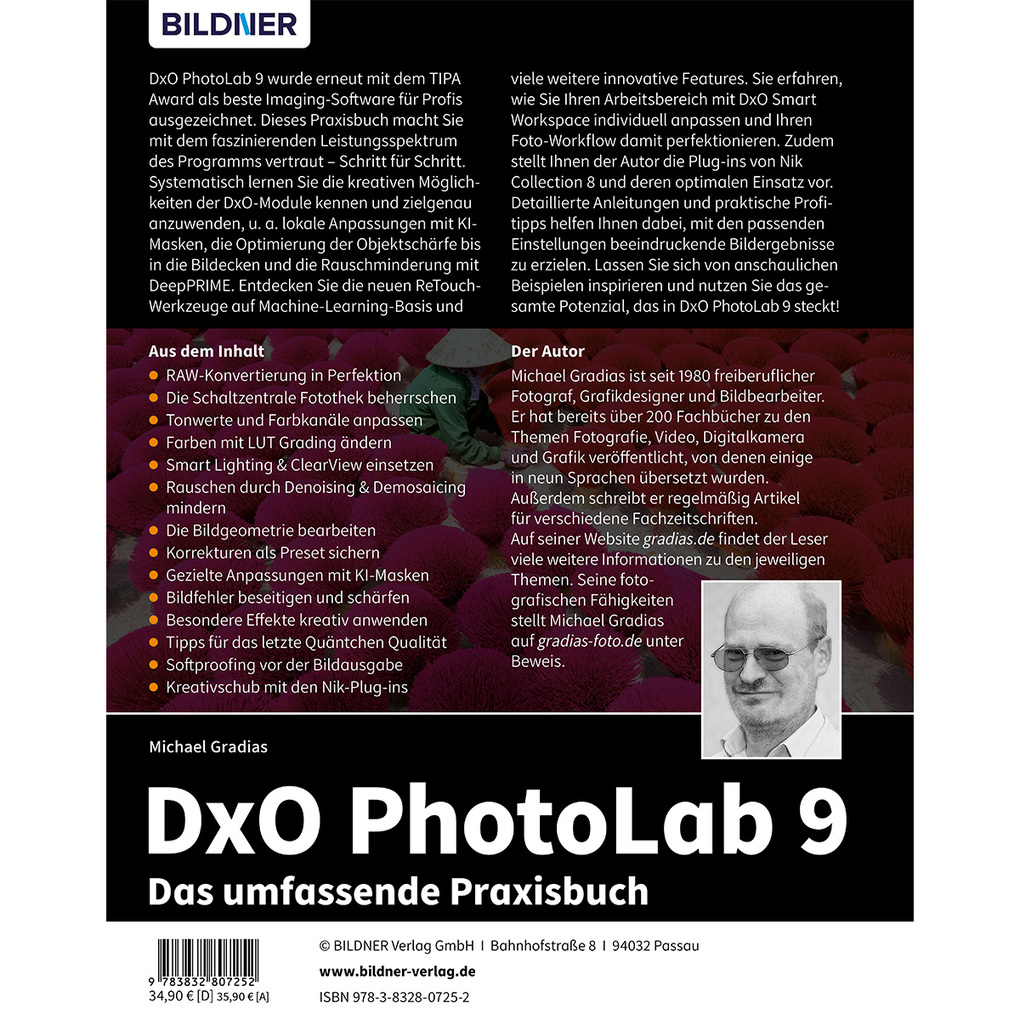Weitere Ansicht: DxO PhotoLab 9 - Das umfassende Praxisbuch | Michael Gradias