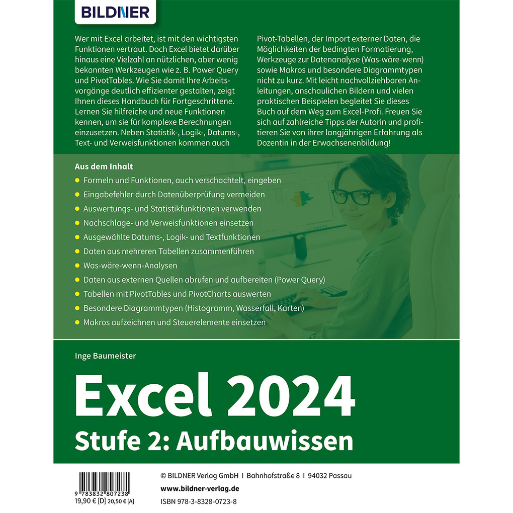 Weitere Ansicht: Excel 2024 - Stufe 2: Aufbauwissen | Inge Baumeister