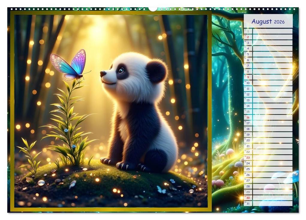 Weitere Ansicht: Der magische Freundschaftswald (Wandkalender 2026 DIN A2 quer), CALVENDO Monatskalender | Liam Blue, Calvendo