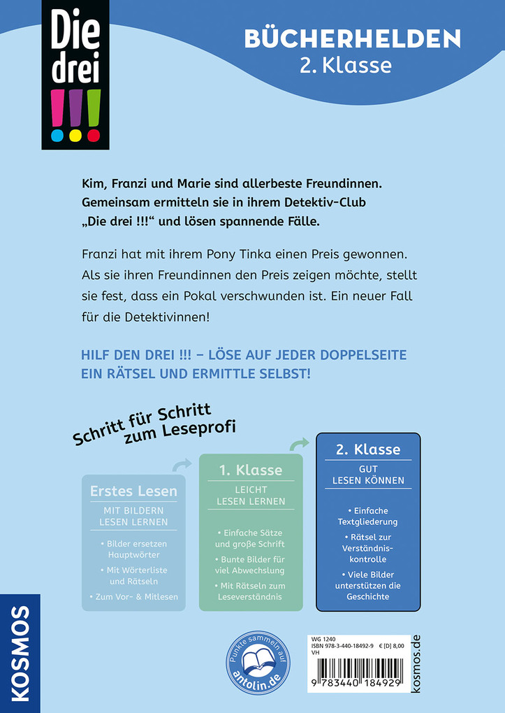 Weitere Ansicht: Die drei !!!, Bücherhelden 2. Klasse, Diebstahl auf dem Ponyhof | Anne Scheller