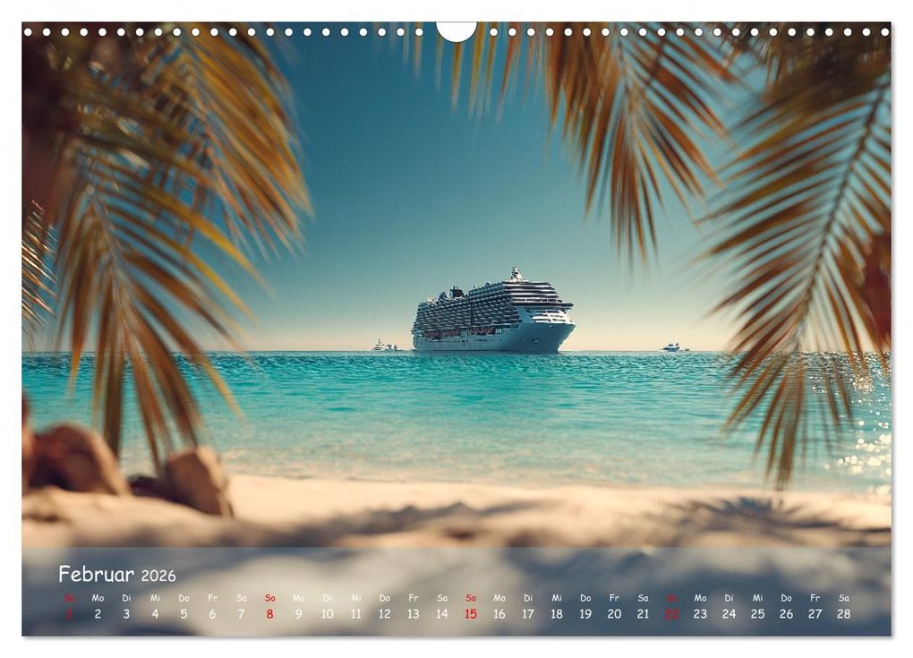 Weitere Ansicht: Kreuzfahrtschiffe Kalender - Kreuzfahrten und Giganten der Meere (Wandkalender 2026 DIN A3 quer), CALVENDO Monatskalender | MB Fotografie, Calvendo