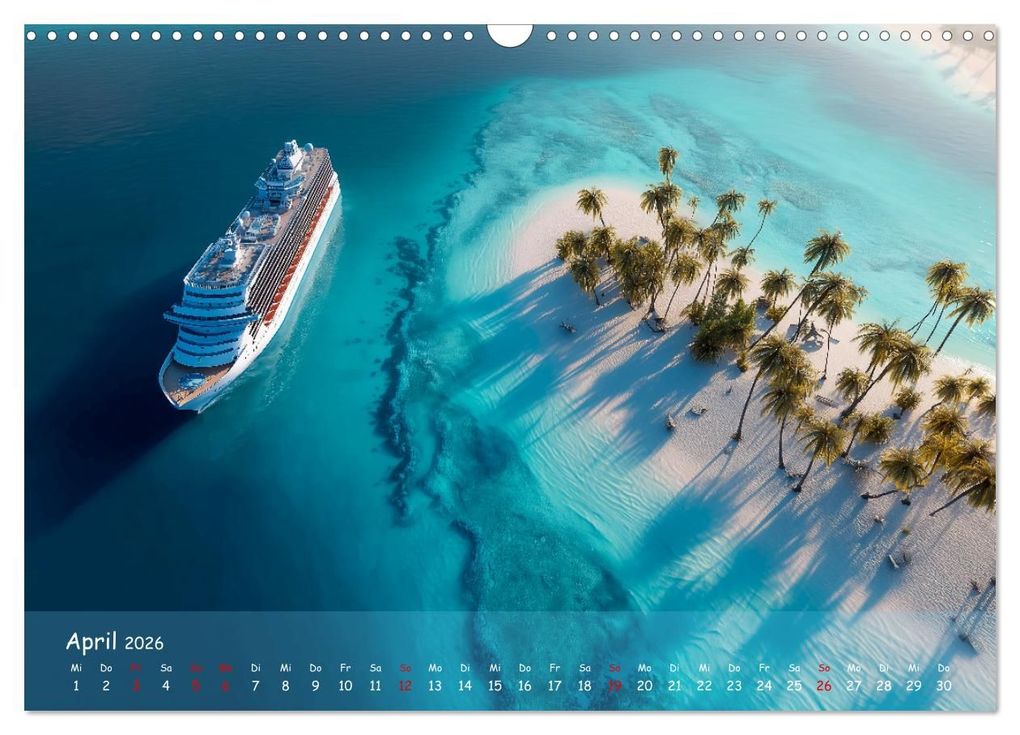 Weitere Ansicht: Kreuzfahrtschiffe Kalender - Kreuzfahrten und Giganten der Meere (Wandkalender 2026 DIN A3 quer), CALVENDO Monatskalender | MB Fotografie, Calvendo
