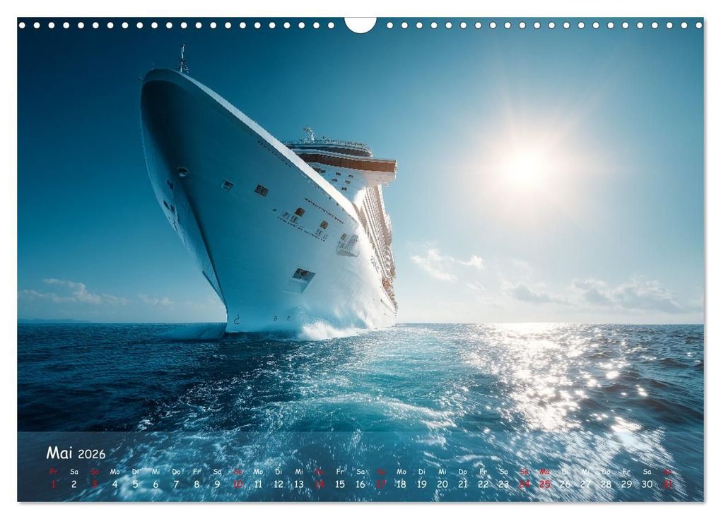 Weitere Ansicht: Kreuzfahrtschiffe Kalender - Kreuzfahrten und Giganten der Meere (Wandkalender 2026 DIN A3 quer), CALVENDO Monatskalender | MB Fotografie, Calvendo