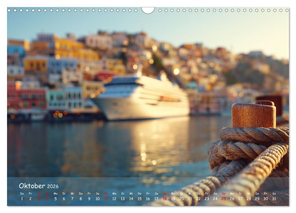 Weitere Ansicht: Kreuzfahrtschiffe Kalender - Kreuzfahrten und Giganten der Meere (Wandkalender 2026 DIN A3 quer), CALVENDO Monatskalender | MB Fotografie, Calvendo