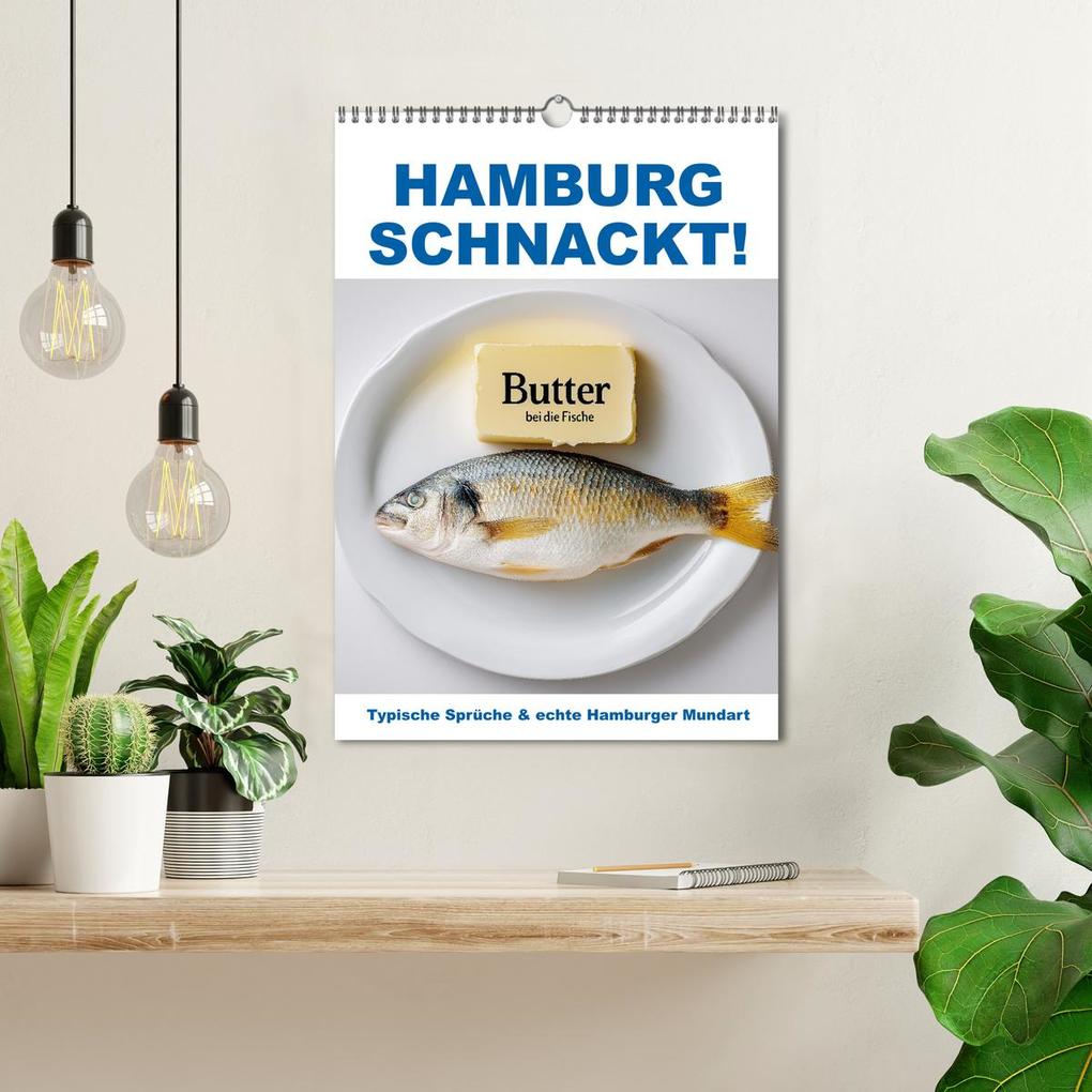 Weitere Ansicht: Hamburg schnackt! Typische Sprüche und echte Hamburger Mundart (Wandkalender 2026 DIN A3 hoch), CALVENDO Monatskalender | MB Fotografie, Calvendo