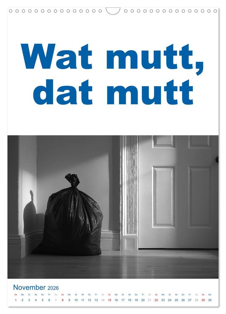 Weitere Ansicht: Hamburg schnackt! Typische Sprüche und echte Hamburger Mundart (Wandkalender 2026 DIN A3 hoch), CALVENDO Monatskalender | MB Fotografie, Calvendo