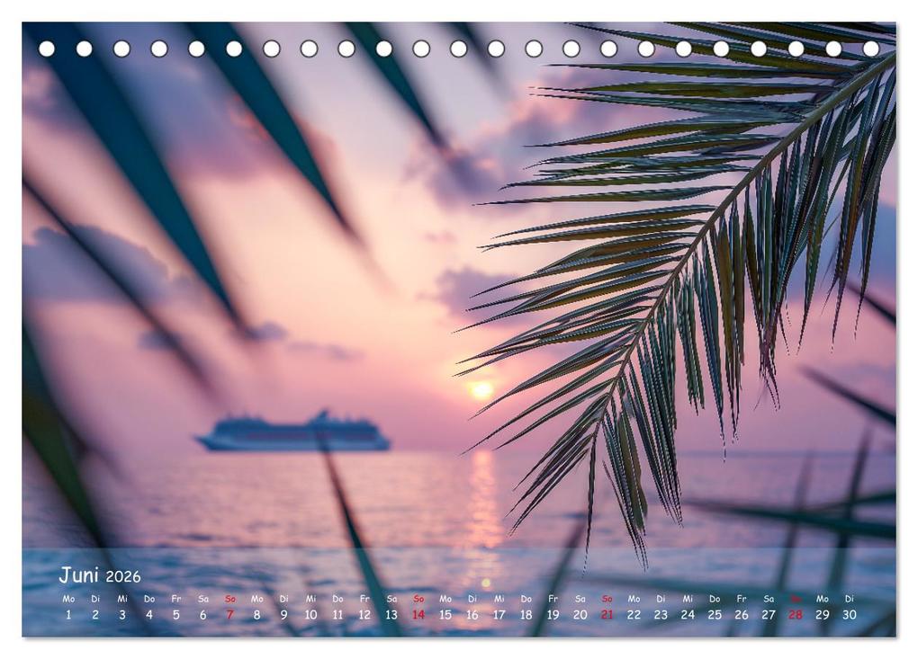 Weitere Ansicht: Kreuzfahrtschiffe Kalender - Kreuzfahrten und Giganten der Meere (Tischkalender 2026 DIN A5 quer), CALVENDO Monatskalender | MB Fotografie, Calvendo