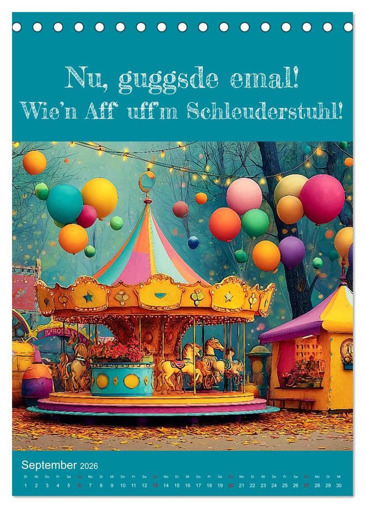 Weitere Ansicht: Erzgebirge mei Haamit - Mundart-Kalender mit sächsischem Humor (Tischkalender 2026 DIN A5 hoch), CALVENDO Monatskalender | MB Fotografie, Calvendo