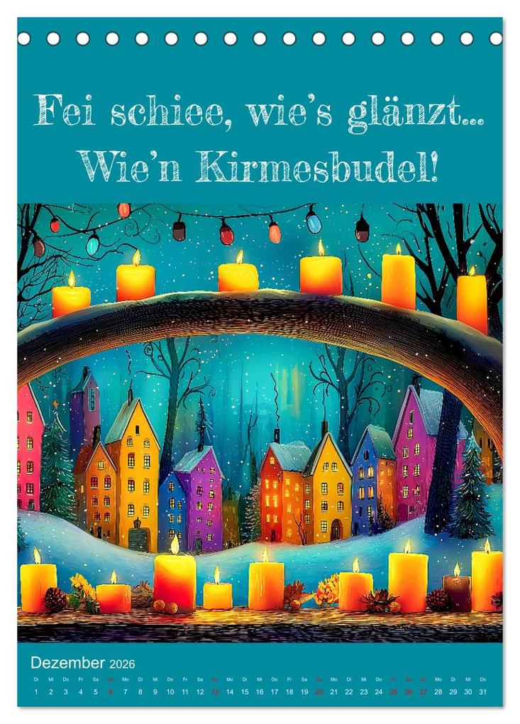 Weitere Ansicht: Erzgebirge mei Haamit - Mundart-Kalender mit sächsischem Humor (Tischkalender 2026 DIN A5 hoch), CALVENDO Monatskalender | MB Fotografie, Calvendo