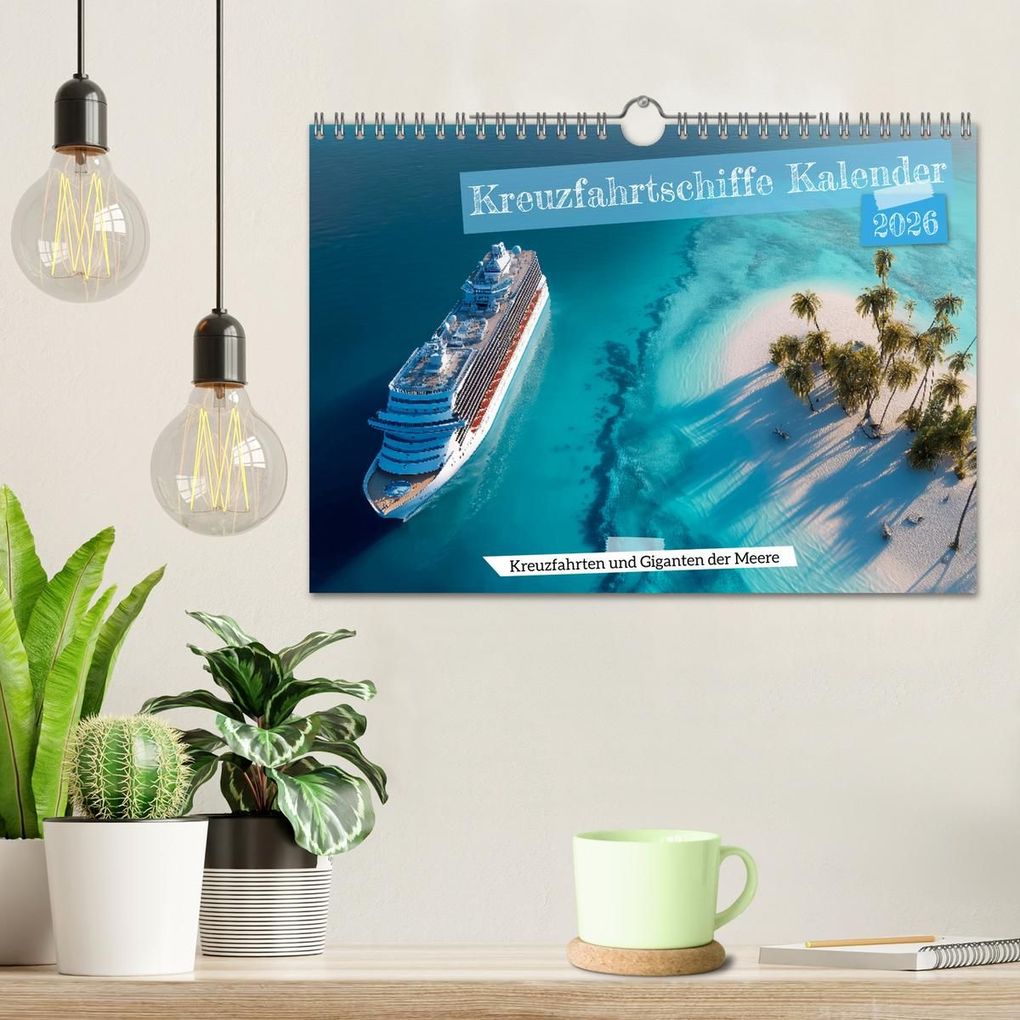 Weitere Ansicht: Kreuzfahrtschiffe Kalender - Kreuzfahrten und Giganten der Meere (Wandkalender 2026 DIN A4 quer), CALVENDO Monatskalender | MB Fotografie, Calvendo