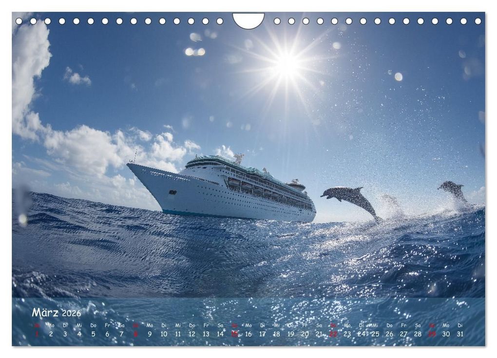 Weitere Ansicht: Kreuzfahrtschiffe Kalender - Kreuzfahrten und Giganten der Meere (Wandkalender 2026 DIN A4 quer), CALVENDO Monatskalender | MB Fotografie, Calvendo