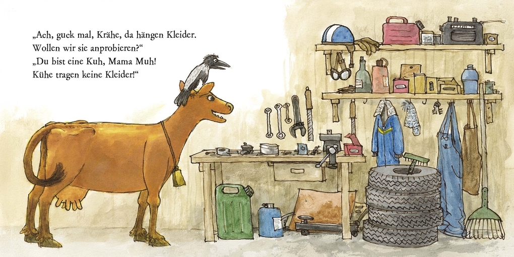 Weitere Ansicht: Mama Muh verkleidet sich | Jujja Wieslander