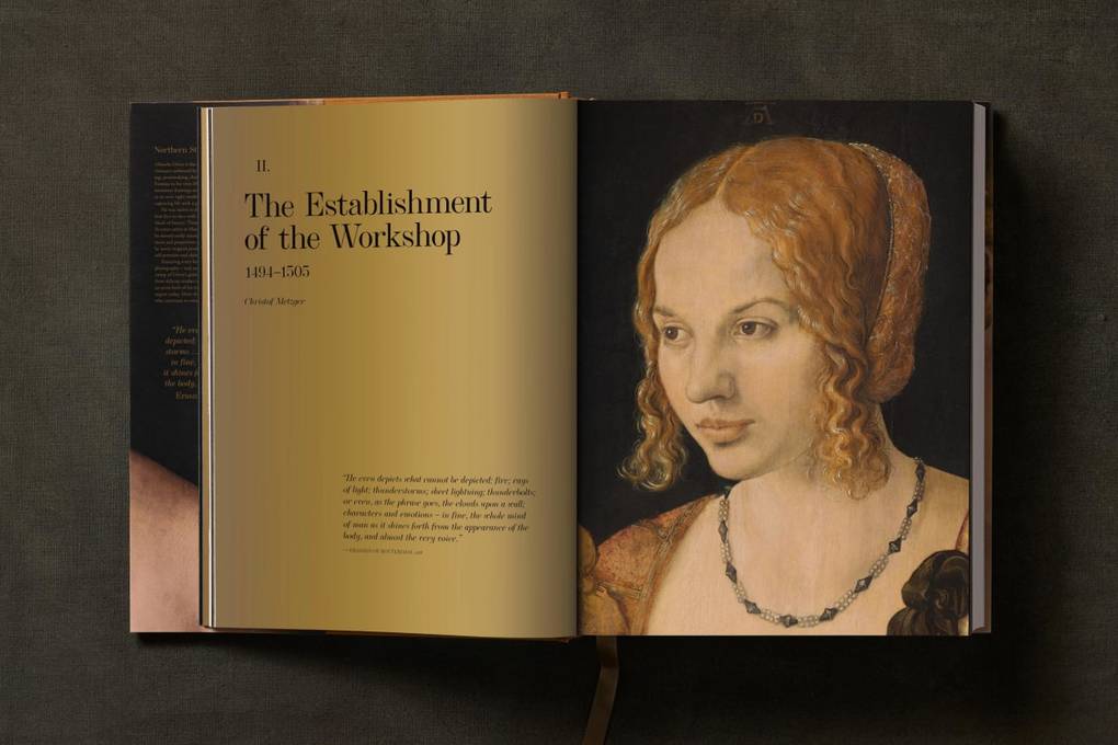 Weitere Ansicht: Albrecht Dürer. Sämtliche Gemälde. Ausgewählte Zeichnungen und Druckgrafiken | Christof Metzger, Julia Zaunbauer, Karl Schütz