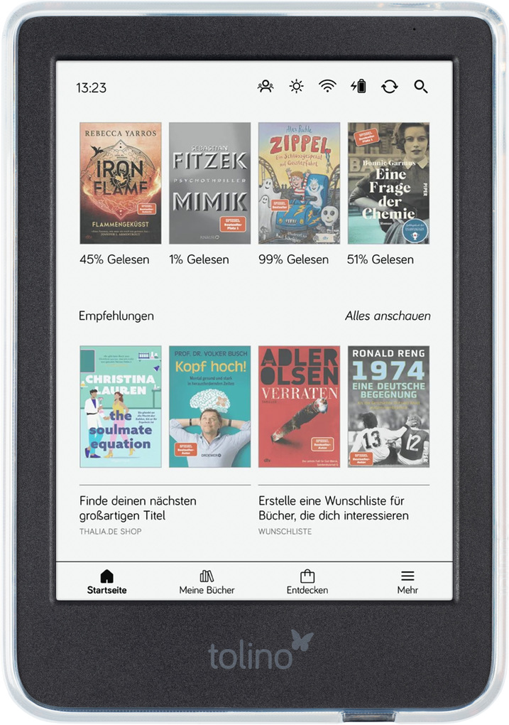 Weitere Ansicht: tolino shine Schutzhülle transparent