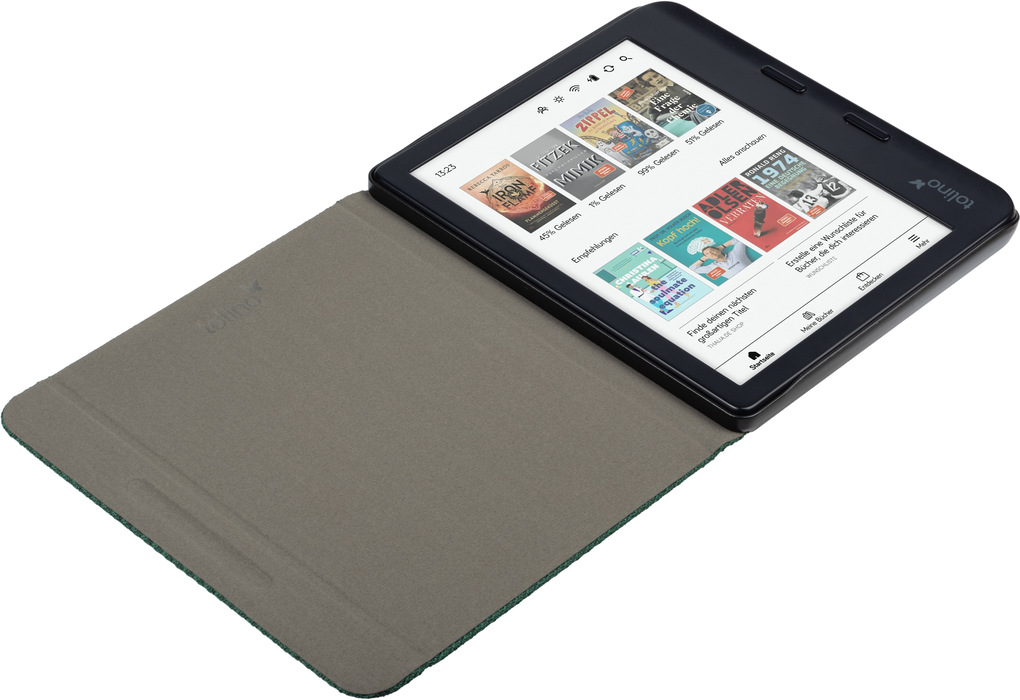 Weitere Ansicht: tolino vision Slimfit Premium Cover green weave round edge