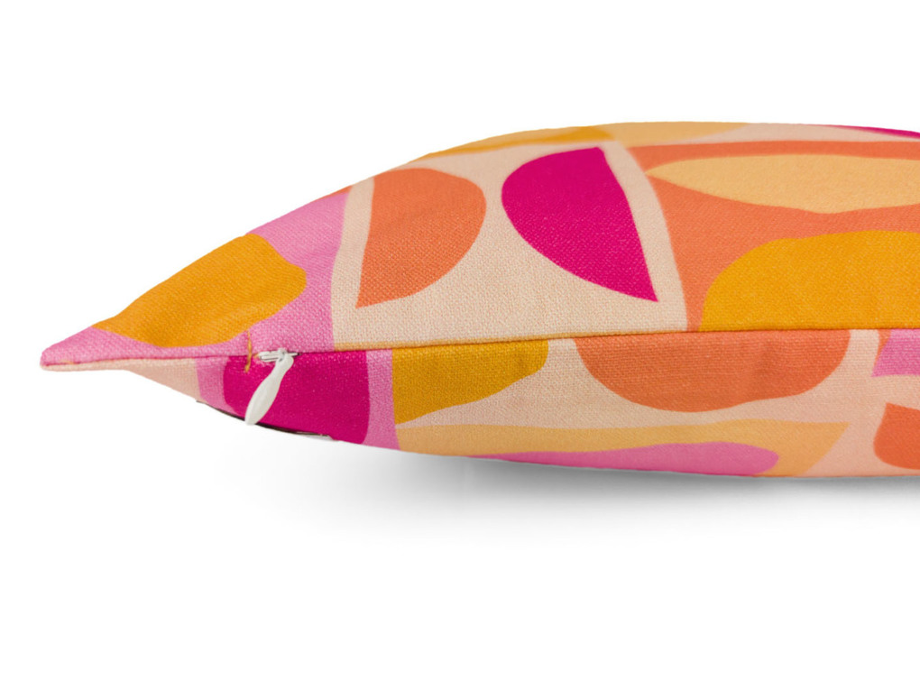 Weitere Ansicht: Dekokissen - Retro-Muster pink