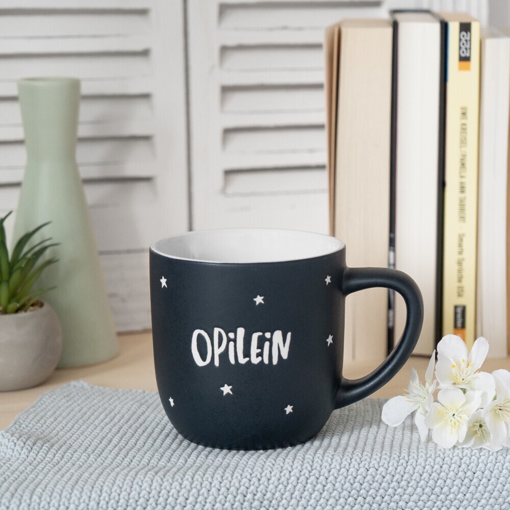 Weitere Ansicht: Tasse Rund graviert OPILEIN