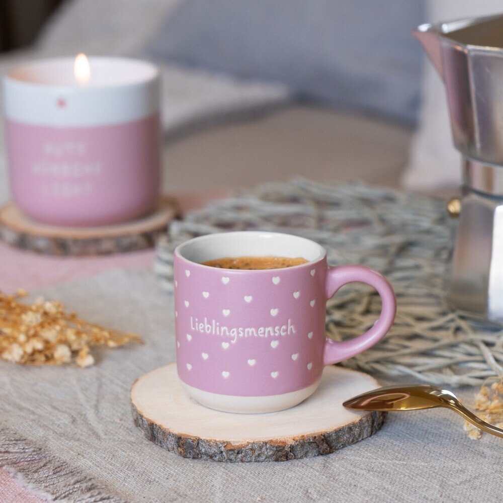 Weitere Ansicht: Espressotasse Gravur LIEBLINGSMENSCH