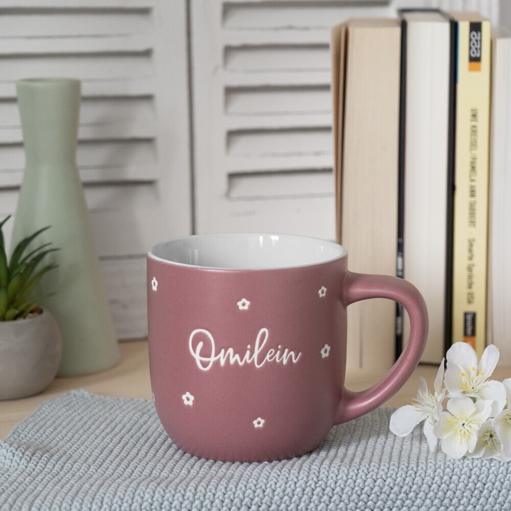 Weitere Ansicht: Tasse Rund graviert OMILEIN
