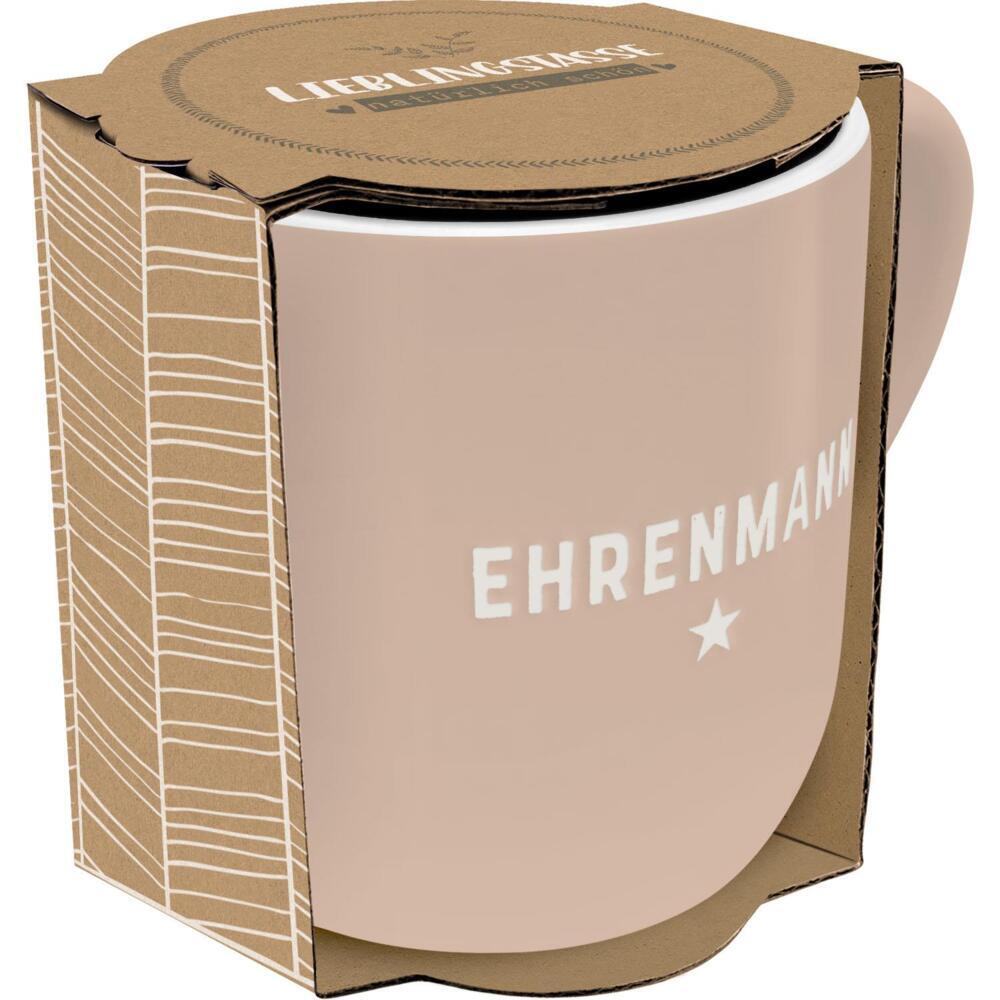 Weitere Ansicht: Tasse Rund graviert EHRENMANN