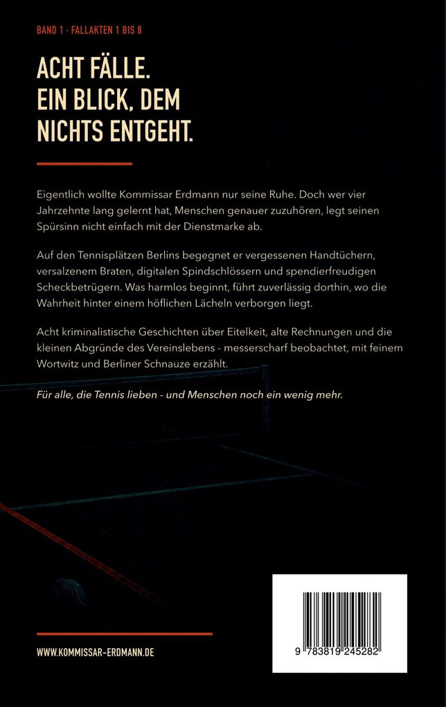 Weitere Ansicht: Erdmann ermittelt | Claudio Gärtner